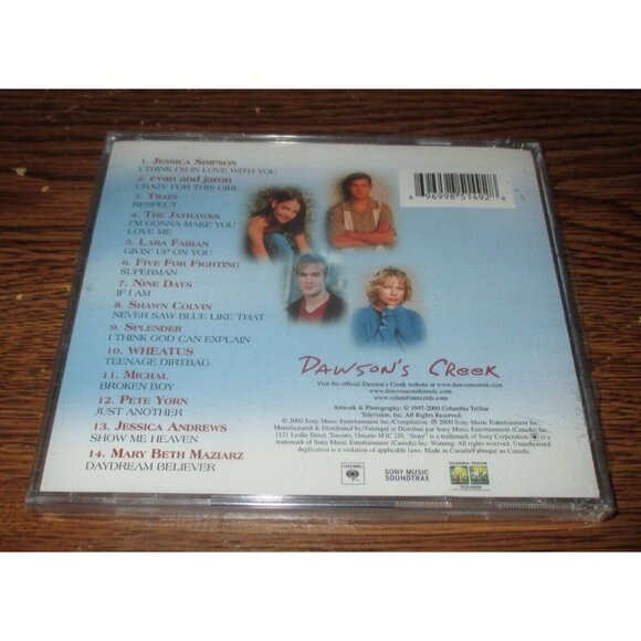 Songs from Dawson's Creek Vol. 2 (CD, 2000 Various Artists) (Unopened) - Picture 2 of 3